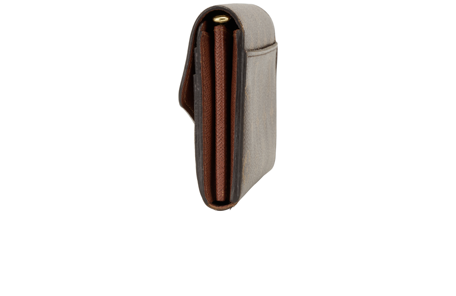 Louis Vuitton Sarah Wallet, &pound;220, Accessories, Brown, Canvas, Bottom view